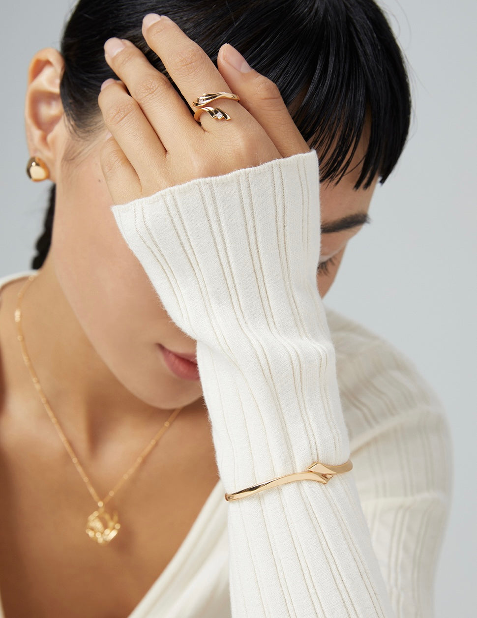 Timeless Gold Open Cuff