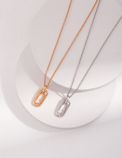 Minimalist Gold Pendant Necklace