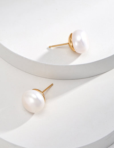 Classic Pearl Stud Earrings