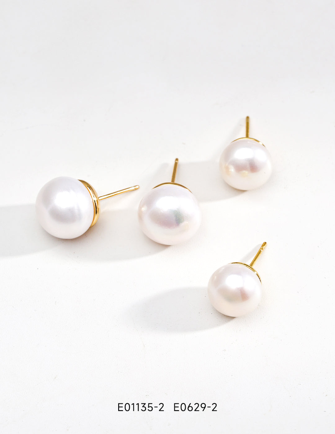 Classic Pearl Stud Earrings