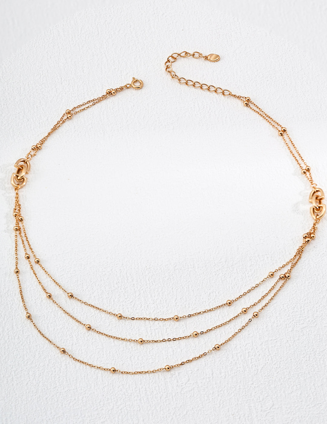 Layered Gold Chain Necklace