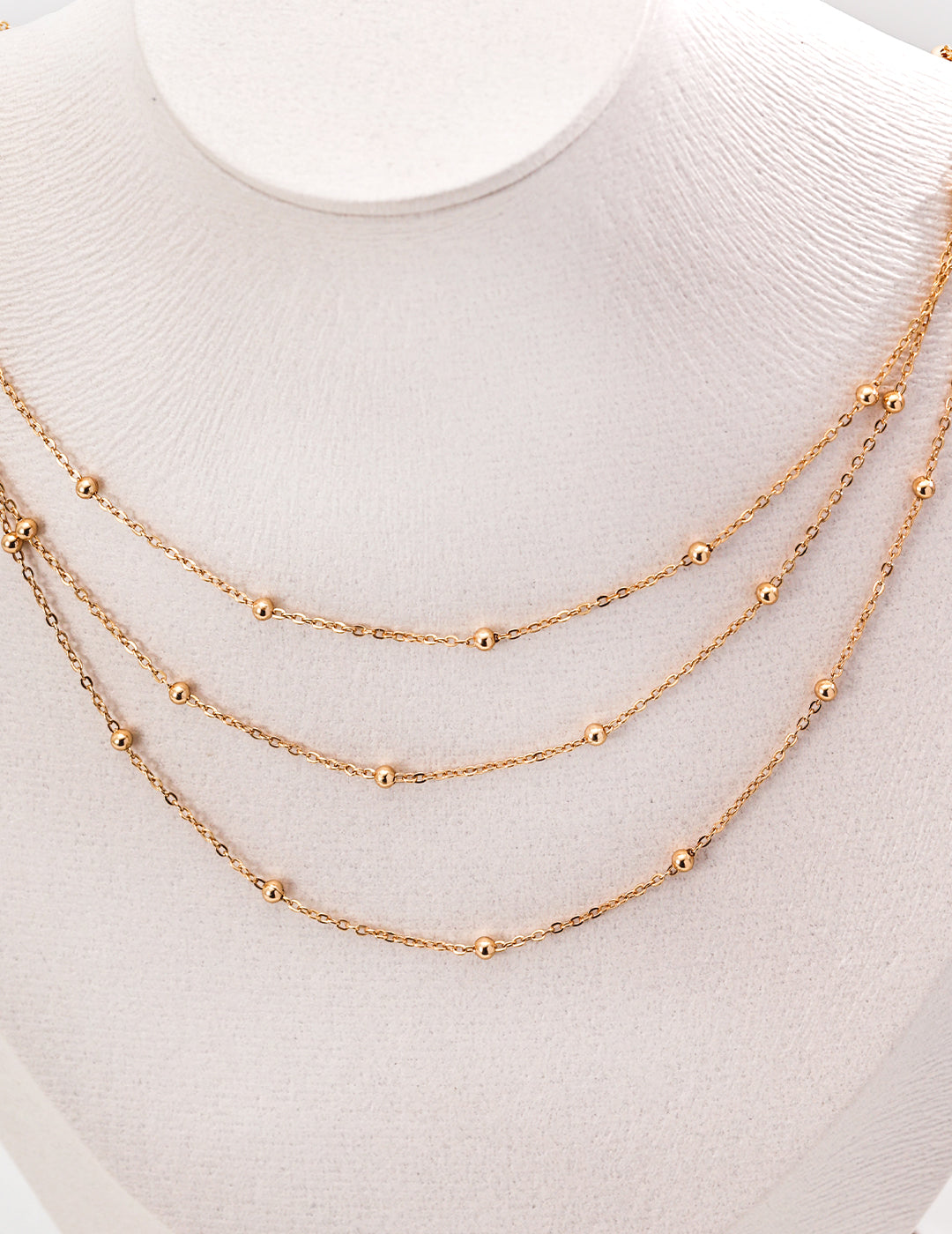 Layered Gold Chain Necklace