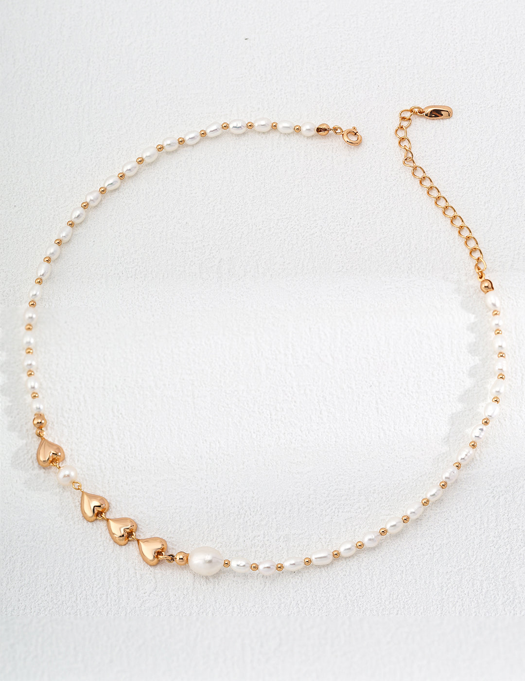 Heartfelt Pearl Necklace