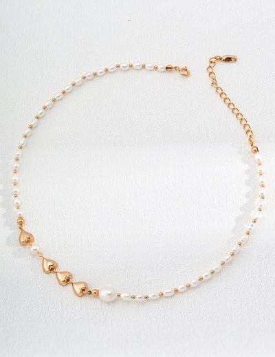 Heartfelt Pearl Necklace